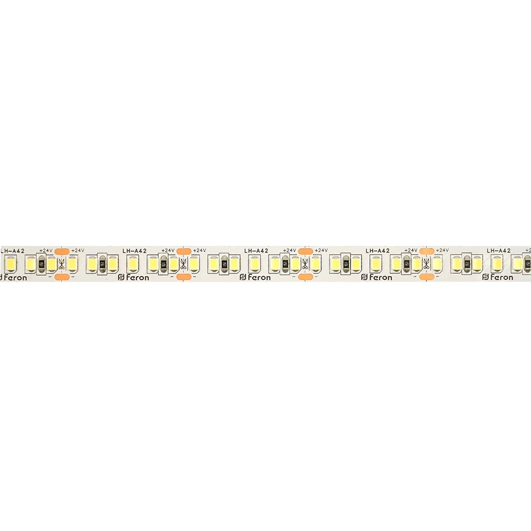 Светодиодная LED лента Feron LS502, 180SMD(2835)/м 16Вт/м 24V 30000*10*1.22мм 4000К 30м IP20