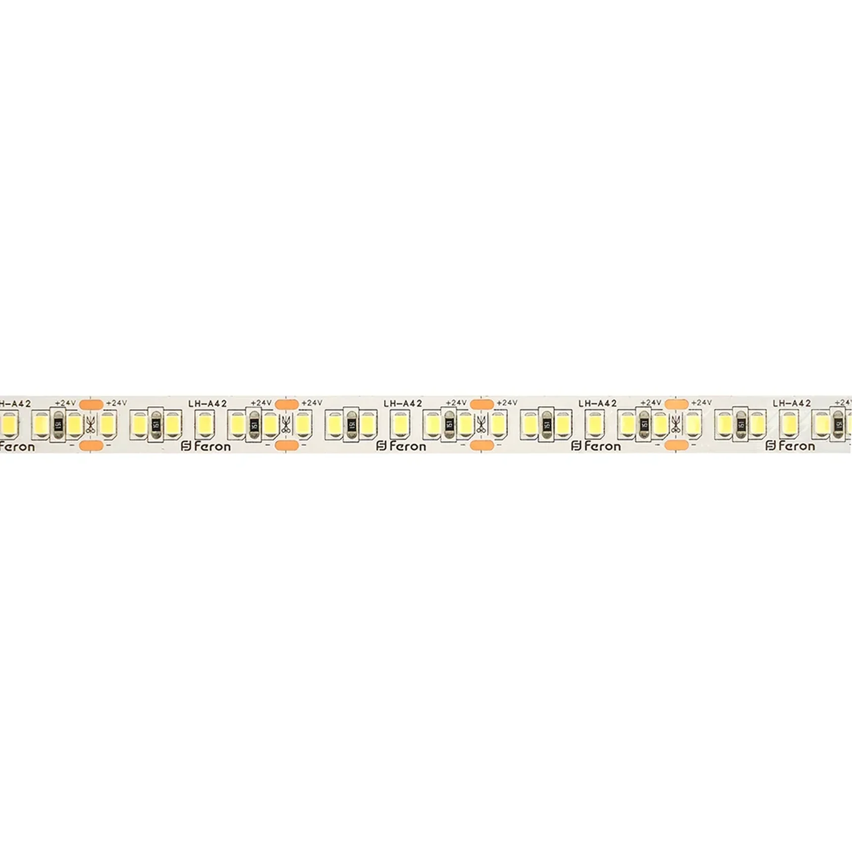 Светодиодная LED лента Feron LS502, 180SMD(2835)/м 16Вт/м 24V 30000*10*1.22мм 6000К 30м IP20