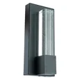 Светильник уличный светодиодный Feron DH2201 Катар 5W, 90*43*210мм, 3000К, черный (на стену вверх)