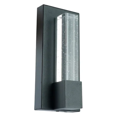 Светильник уличный светодиодный Feron DH2201 Катар 5W, 90*43*210мм, 3000К, черный (на стену вверх)