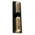 Светильник уличный светодиодный Feron DH2202 Катар 10W, 90*43*360мм, 3000К, черный (на стену вверх/вниз)