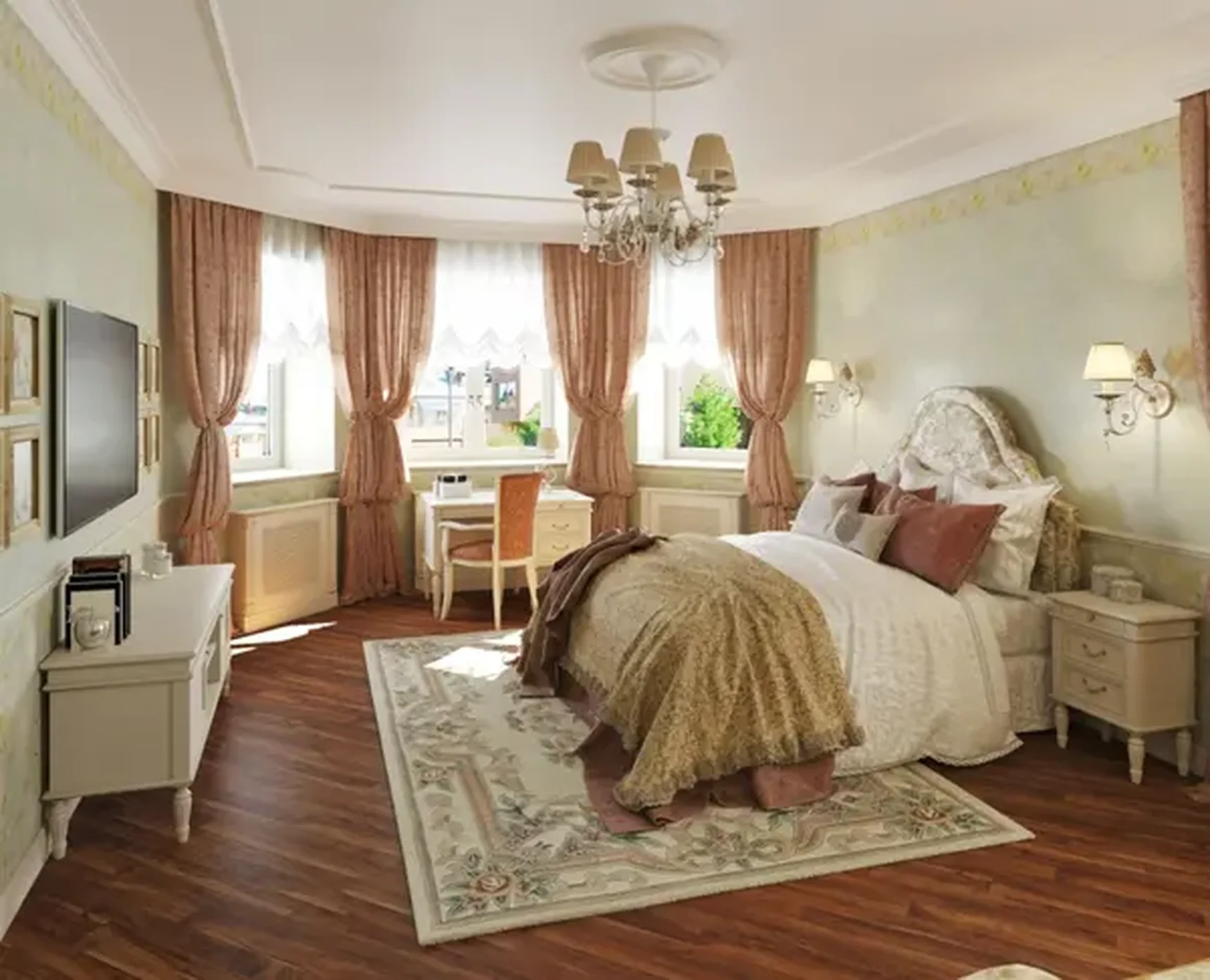 Люстра Elina E14x6, ARM222-06-G