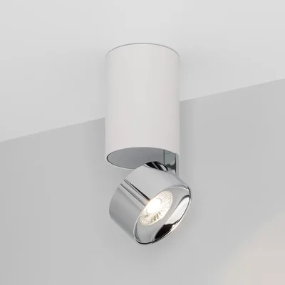 Светильник SP-PLURIO-SURFACE-LONG-R77-9W Day4000 (WH-CHR, 36 deg, 230V) (Arlight, IP20 Металл, 3 года)