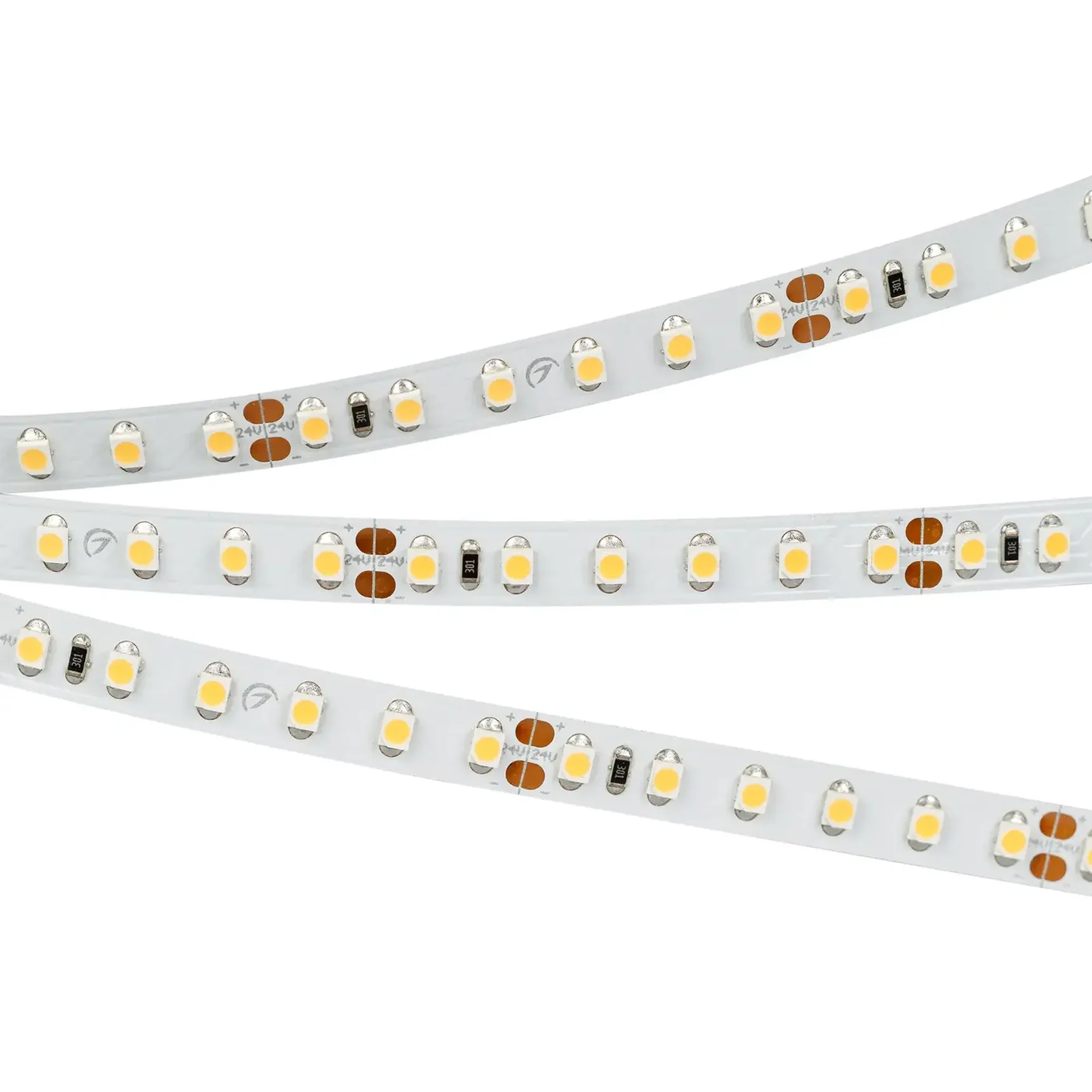 Лента RT 2-5000 24V Day5000 2x (3528, 600 LED, CRI98) (Arlight, 9.6 Вт/м, IP20)