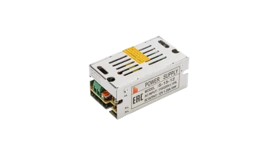 Блок питания для светодиодных лент 12V 15W, S-15-12