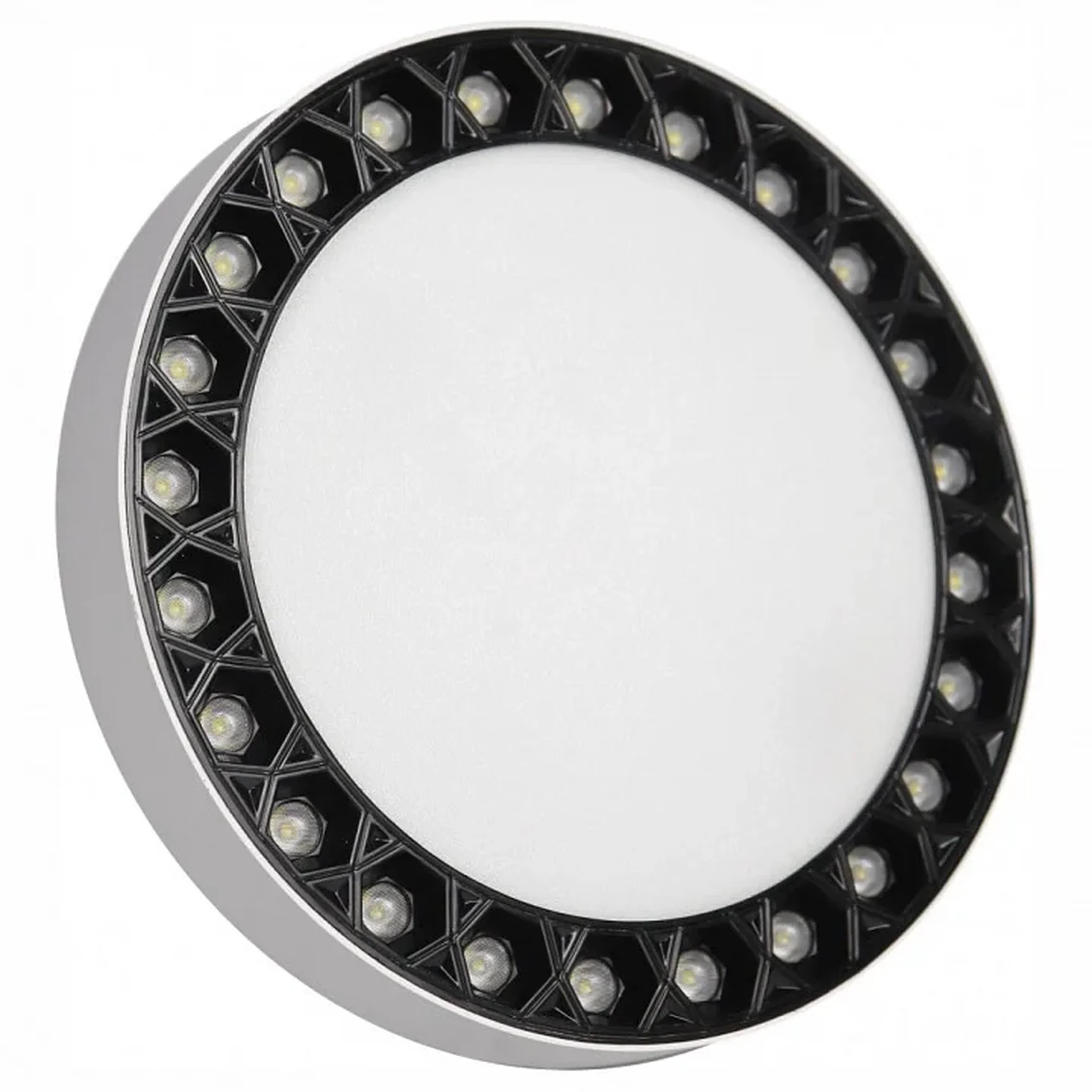 Светильник потолочный iLEDEX Mercury 5552-36W-D217-3/4K-WH+BK