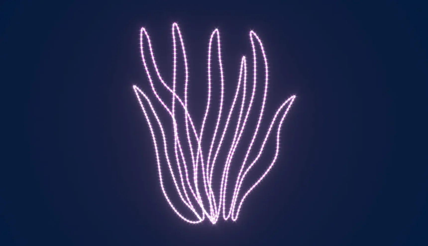 Светодиодная консоль Rich LED на металлокаркасе, Водоросли, 220 В, RL-KN-S-01-10