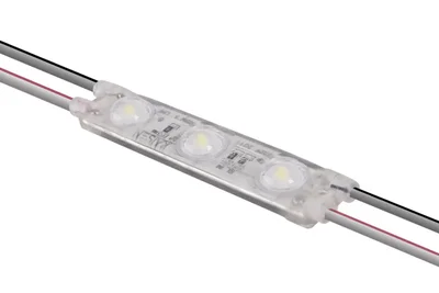 Герметичный светодиодный модуль 2835, 1.2 Ватт, 12 Вольт, IP67, KM-P3-R