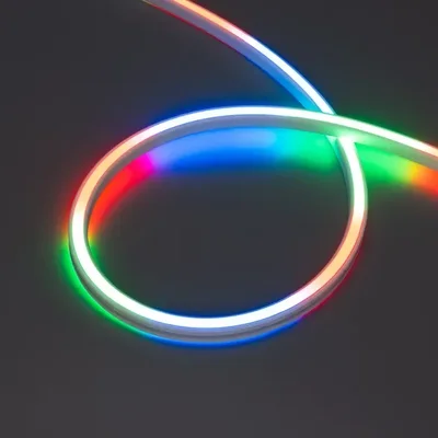 Светодиодная лента герметичная SPI WAVE-SIDE-DOUBLE-A80-16x15mm 24V RGB PX10 (12 W/m, IP67, 5m, wire x1) (Arlight, Вывод боковой, 5 лет) 056387