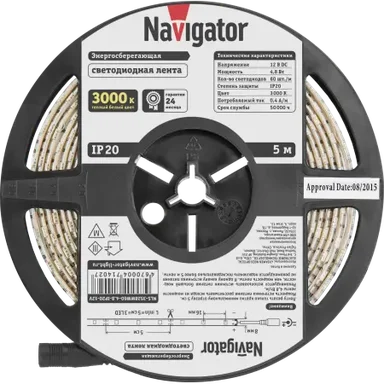 Светодиодная лента NLS-3528WW60-4.8-IP20-12V R5
