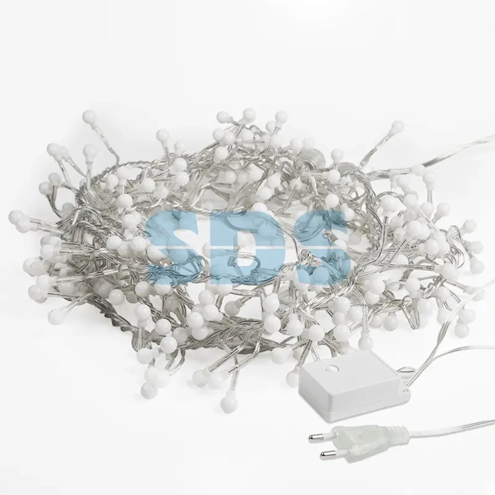 Гирлянда "Мишура LED" 6 м прозрачный ПВХ, 576 диодов, цвет синий