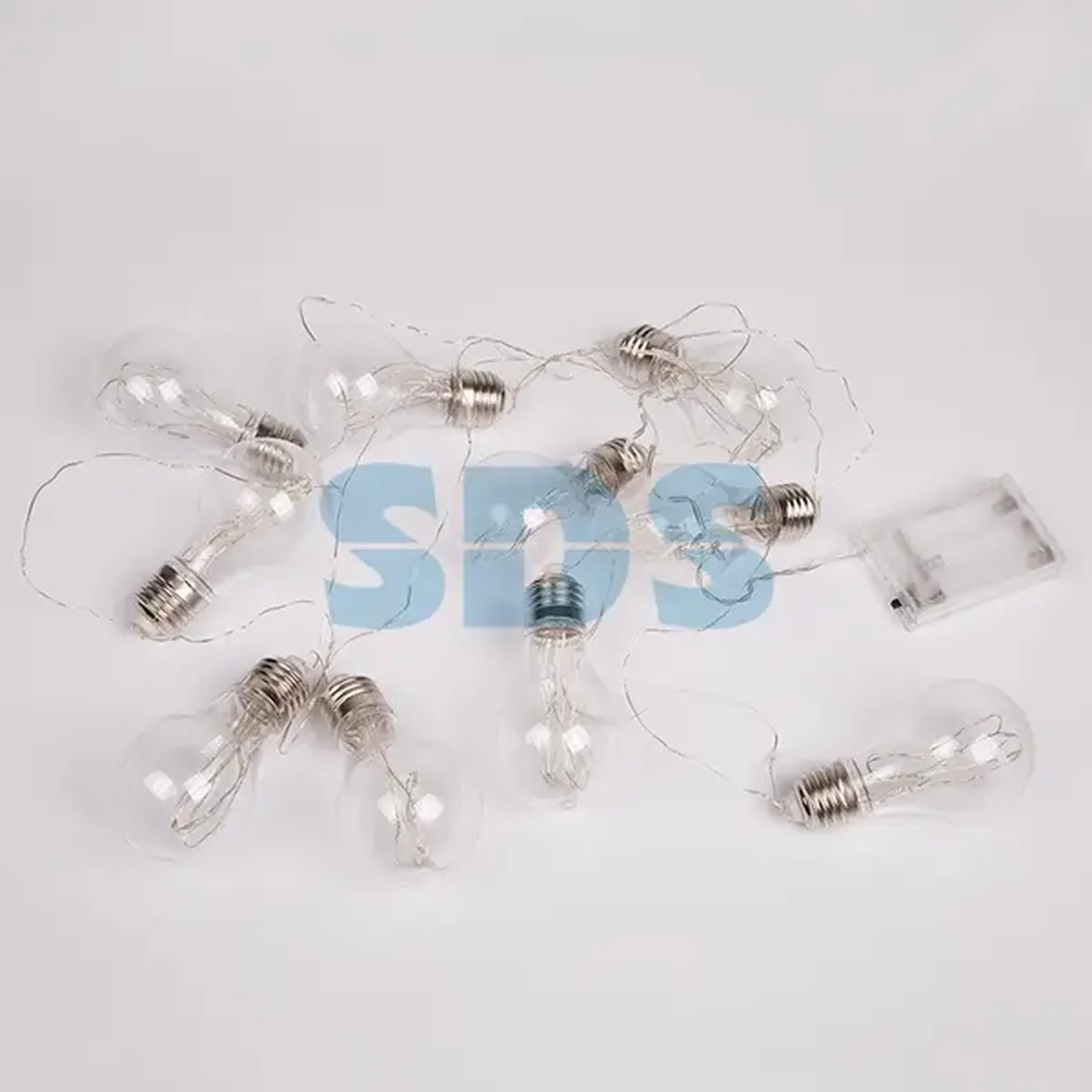 Гирлянда светодиодная "Ретро-лампы" , 3 м, ТЕПЛЫЙ БЕЛЫЙ