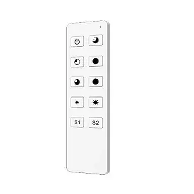 INTELLIGENT ARLIGHT Пульт SMART-801-22-1G-2SC-DIM White (3V, 2.4G) (IARL, IP20 Пластик, 5 лет)