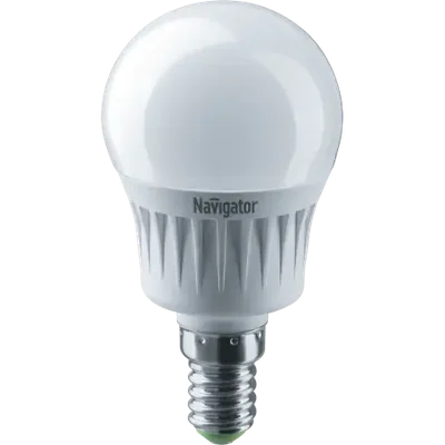 Лампа светодиодная LED 7Вт Е14 230В 4000К NLL-G45-7-230-4K-E14 шарик Матовый