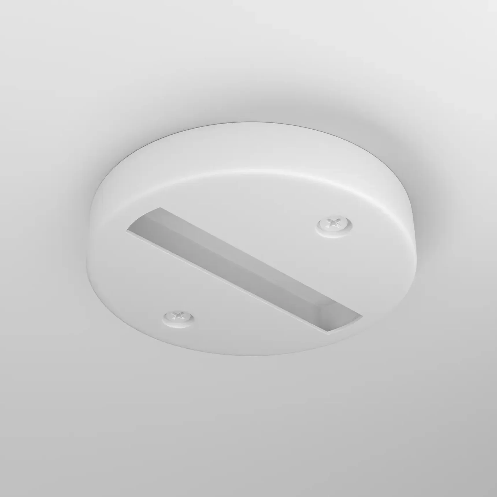 Шинопровод-адаптер Unity одноместный белый TRA010-1-BS-W