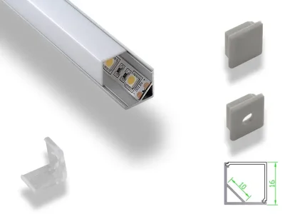 Алюминиевый профиль LL-ALP005 (2м/шт)