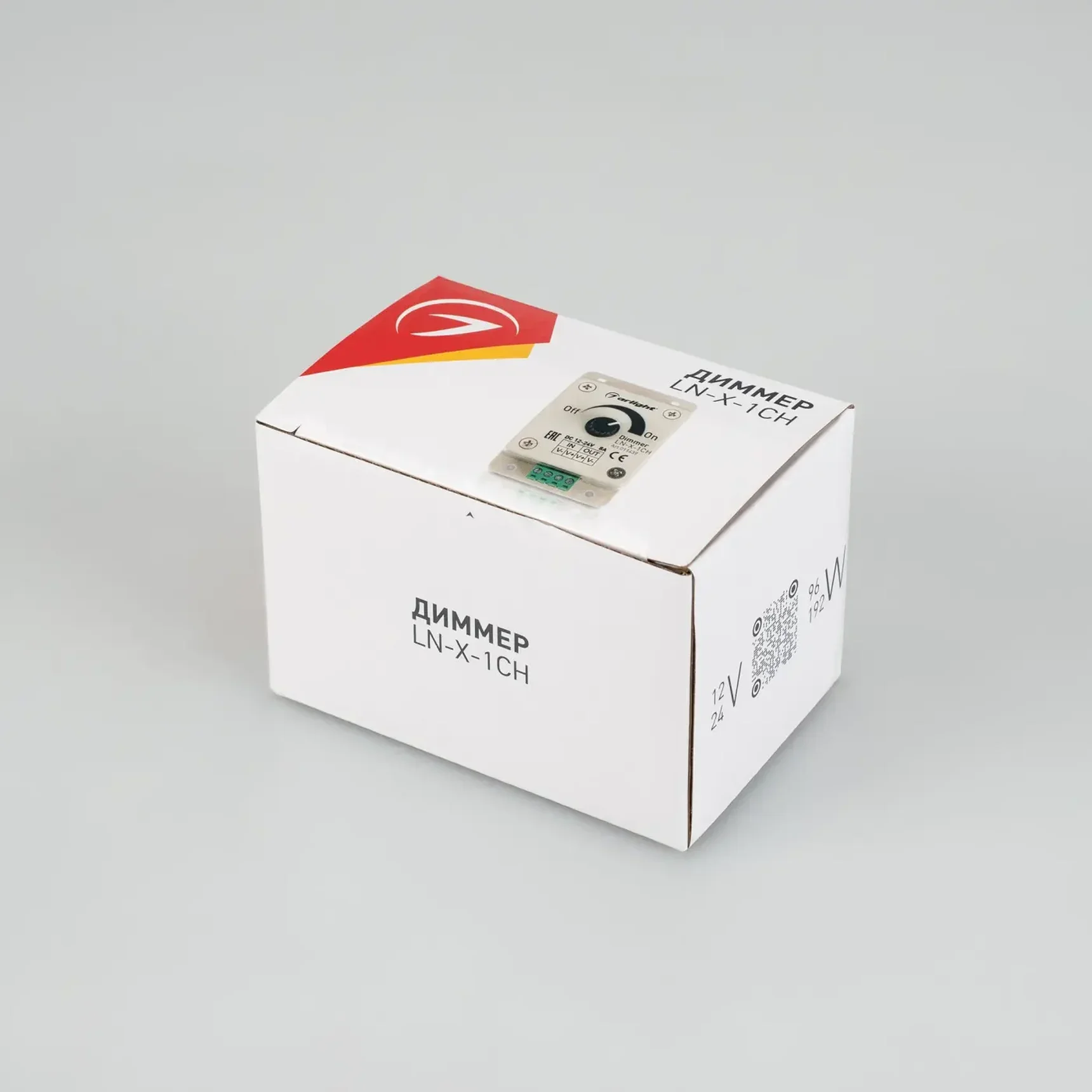 Диммер LN-X-1CH (12/24V, 96/192W) (Arlight, IP20 Пластик, 1 год)
