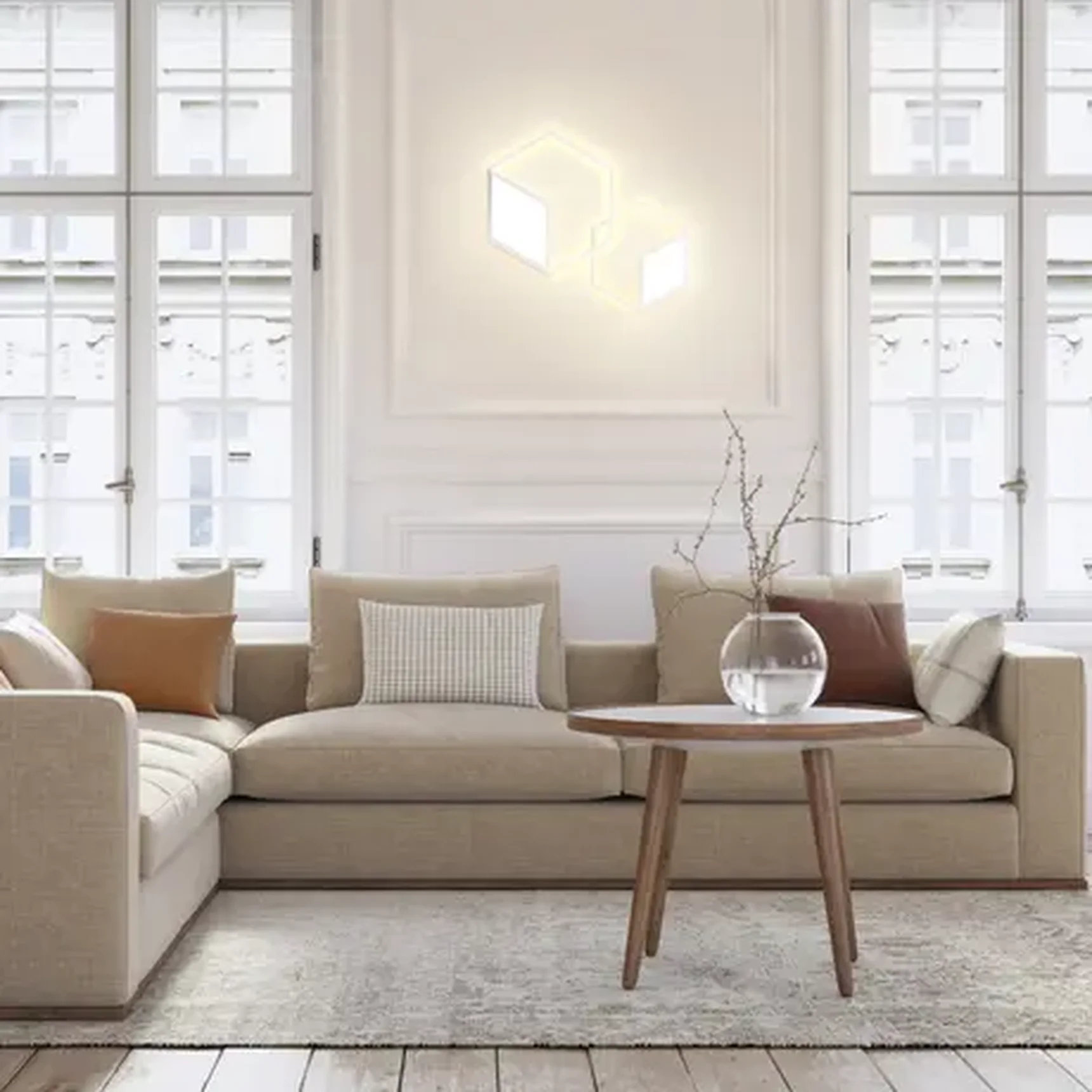 Настенный светодиодный светильник Mantra Kubick 7591