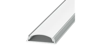 Профиль для светодиодной ленты алюминиевый гибкий с рассеивателем (экраном), анодированный, ARC-1806FLEX