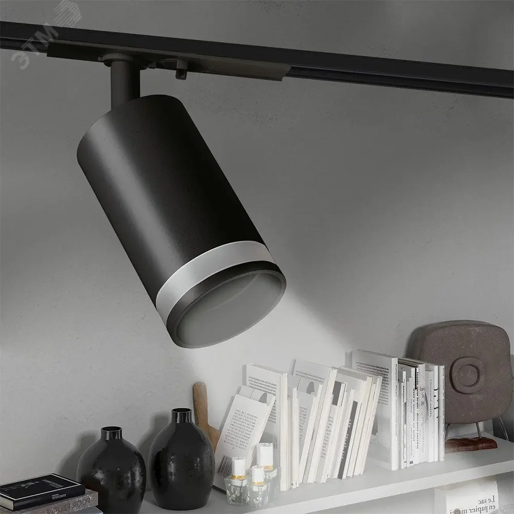 Трековый светильник светодиодный PTR 28 GU10 BL 230V IP20, 5040182