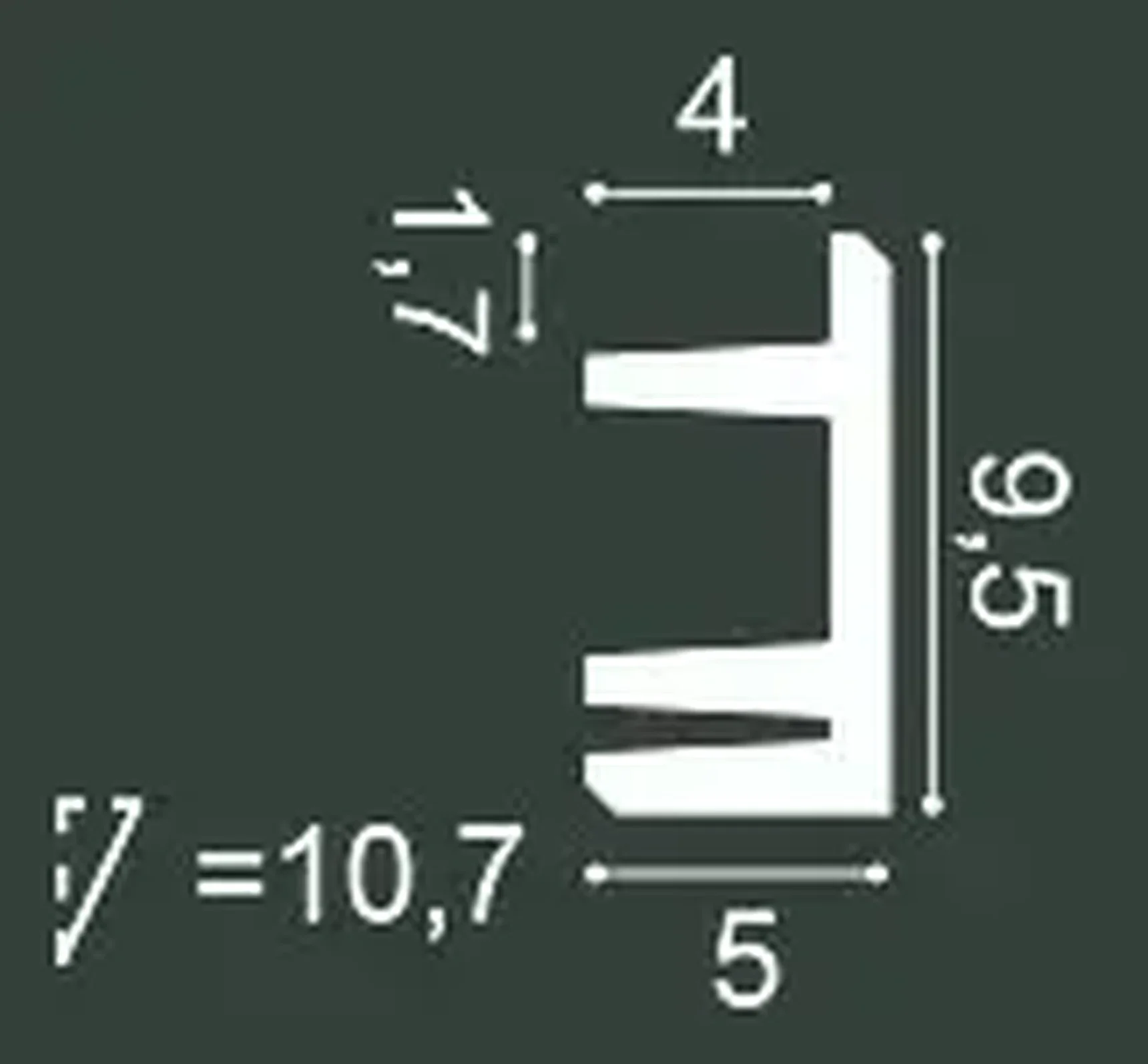 Профиль для верхней подсветки C381 L3 LINEAR LED LIGHTING