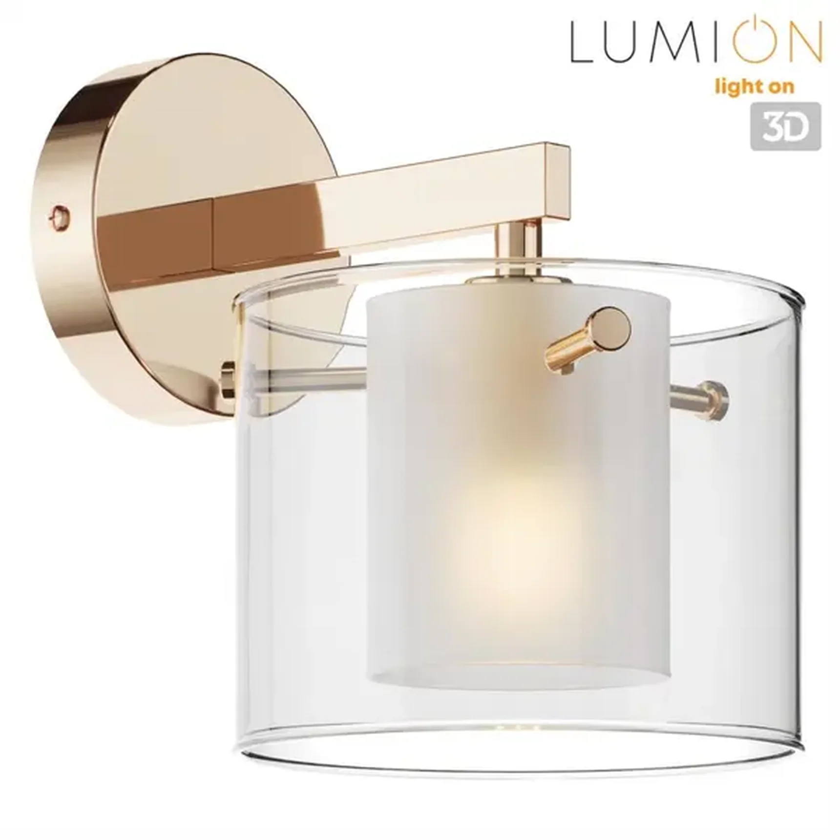 6587/1W MODERNI LN25 золото/прозрачный, металл/стекло Бра E14 1*40W 220V VERDI