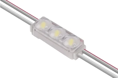 Герметичный светодиодный модуль 2835, 0.7 Ватт, 12 Вольт, IP67, KM-MINI3-07W-R