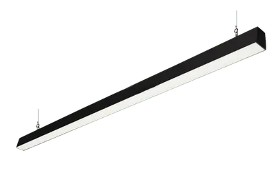 Модульный линейный светильник КРИСТАЛЛ 45Вт-5100Лм, 5000-5500K, Опал IP44 Черный