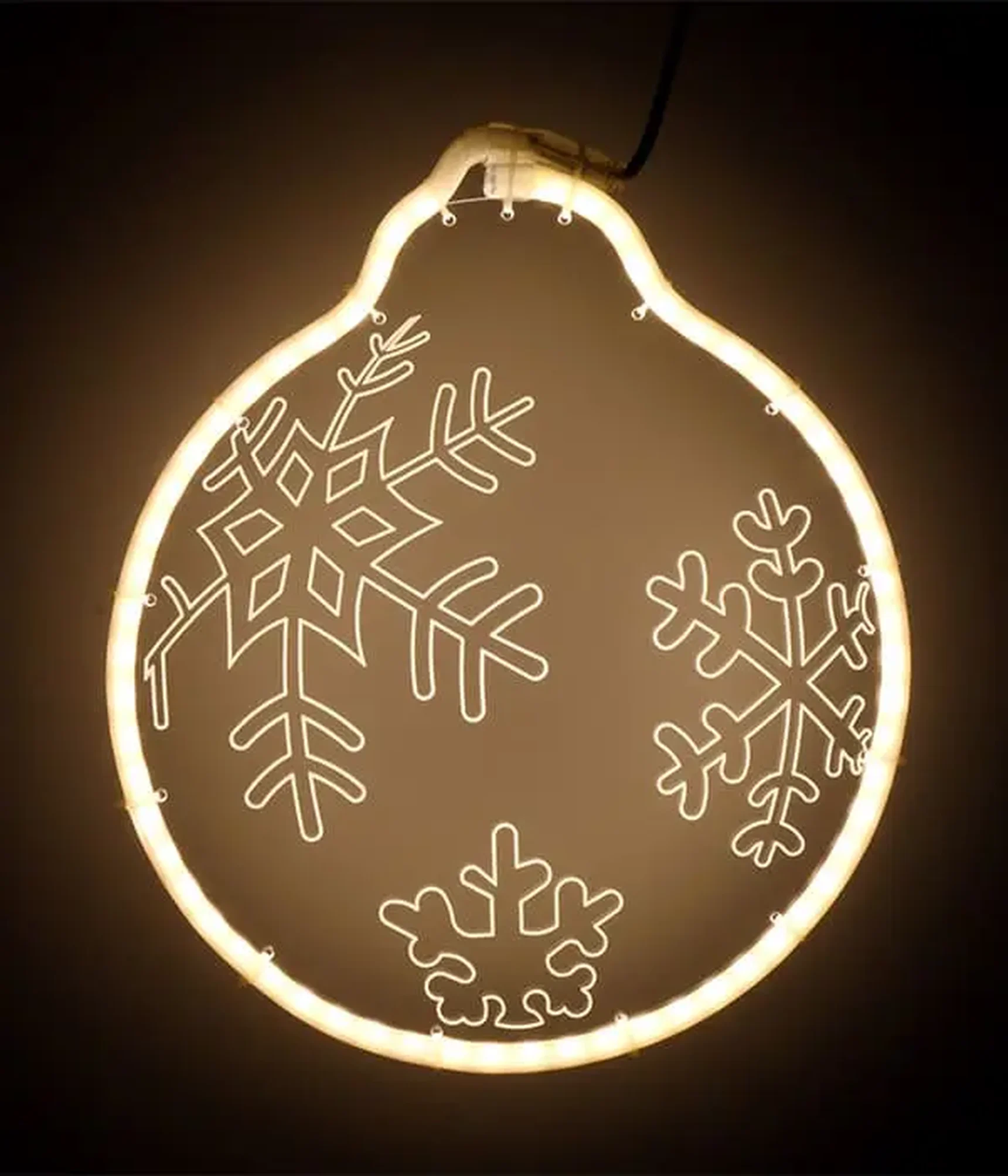 Светодиодная Фигура Шар 30 x 30 см Тепло-Белая, Гибкий Неон и Акрилайт, IP54, HFS2-2WW