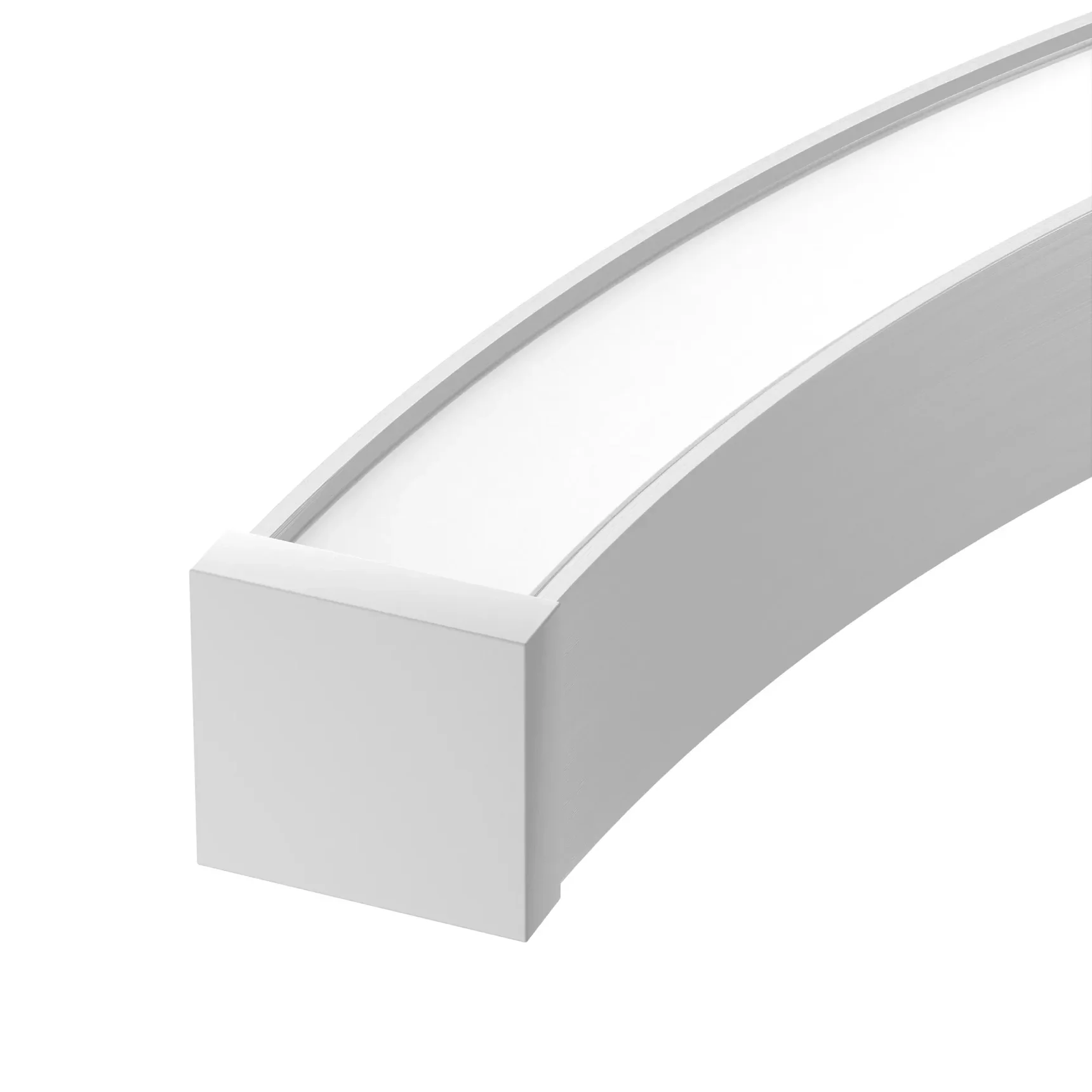 Заглушка LINE-3535-BENT-SIDE глухая (Arlight, Пластик) 061456