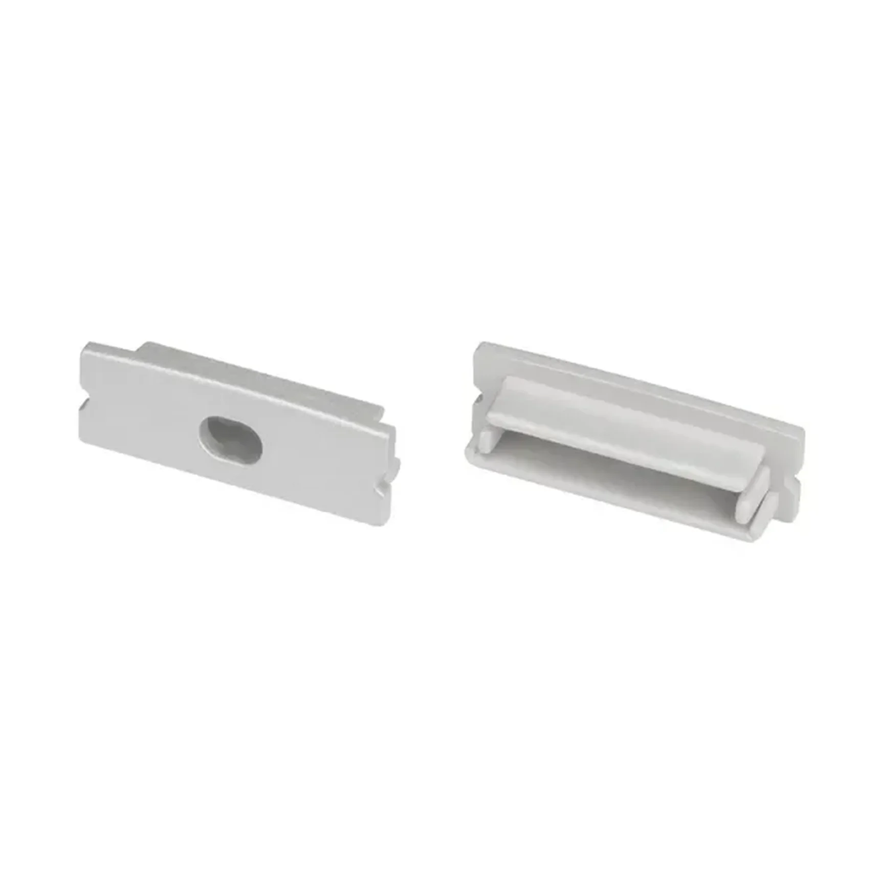 Заглушка LINE-3010 SILVER с отверстием (Arlight, Пластик) 061547