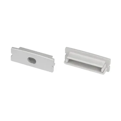 Заглушка LINE-3010 SILVER с отверстием (Arlight, Пластик) 061547