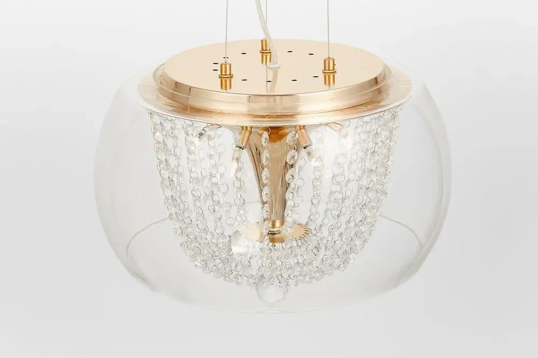 Подвесной светильник Lumina Deco Disposa LDP 7018-400 PR+F.GD