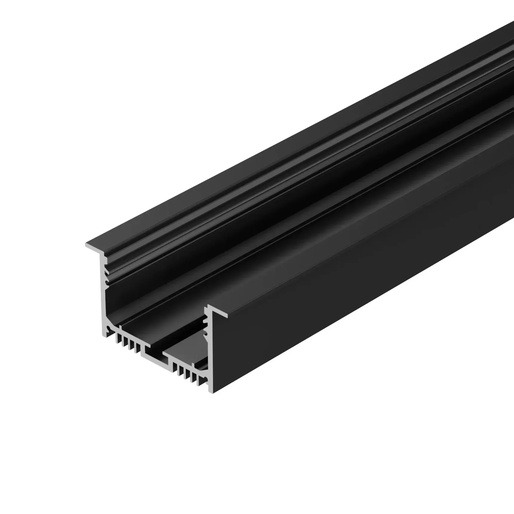 Профиль SL-LINIA62-F-2000 BLACK (BY) (Arlight, Алюминий) 062590