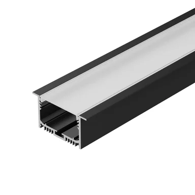 Профиль SL-LINIA62-F-2000 BLACK (BY) (Arlight, Алюминий) 062590