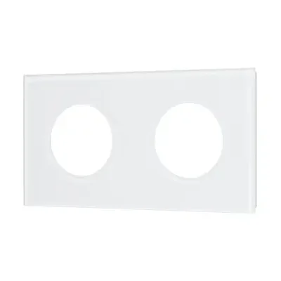 Рамка стеклянная FRM-GLARE-GC-2-WH (Arlight, -)