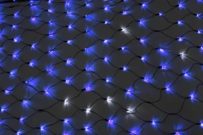 LED-SNL-540-2*4M-240V-B/BL-F(CW) Синий/белый флэш на чернoм пр., соединяемая