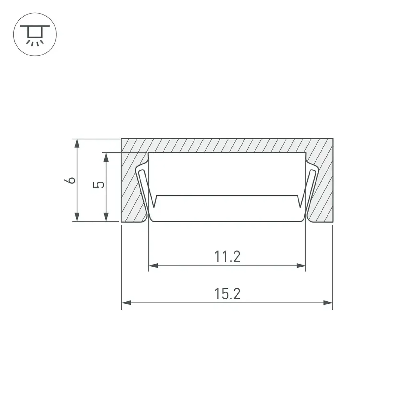Профиль MIC-2000 (Arlight, Алюминий)