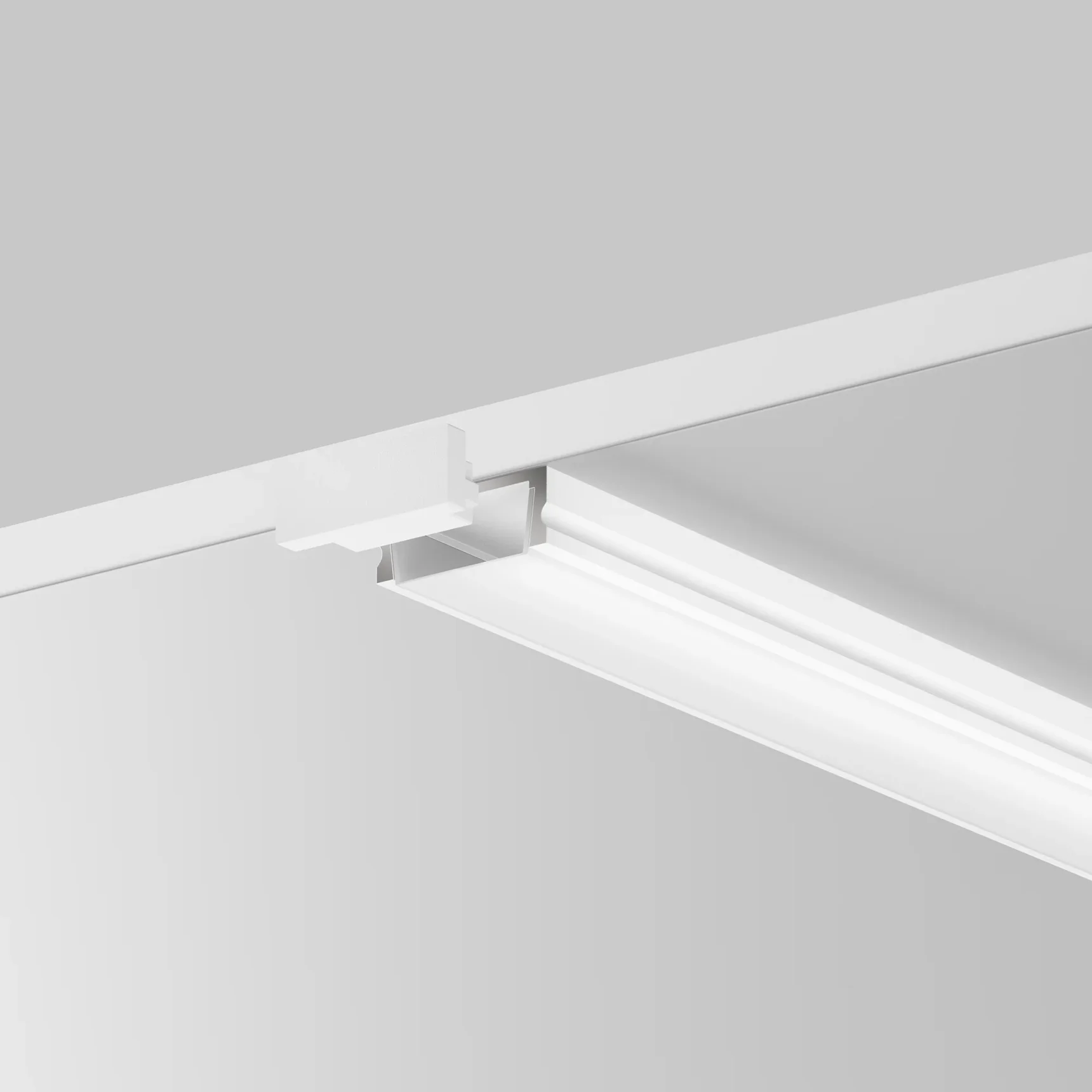 Алюминиевый профиль накладной 15x6 (Белый, 2 м), ALM-001-W-2M 631004