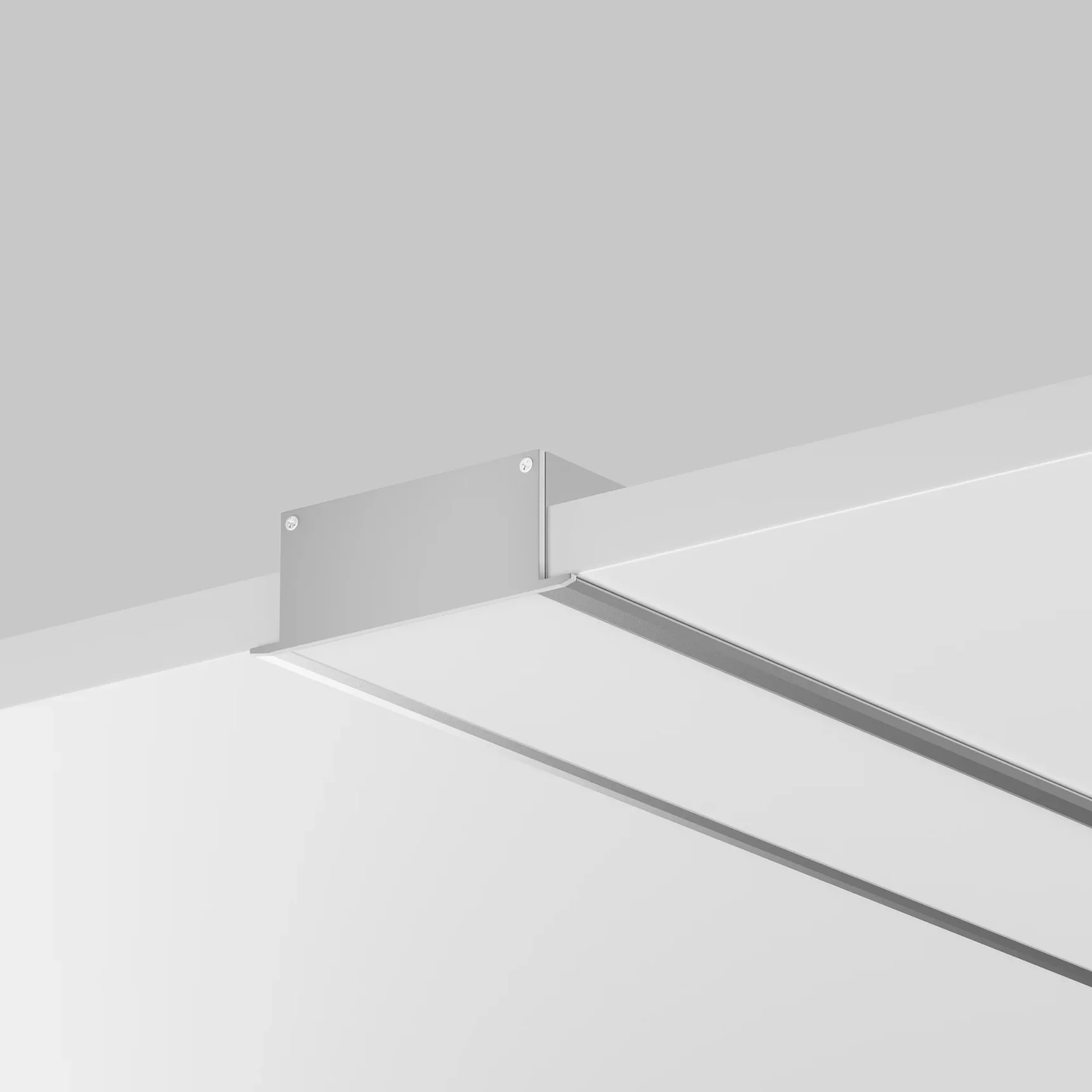 Алюминиевый профиль встраиваемый ALM-8832-S-2M