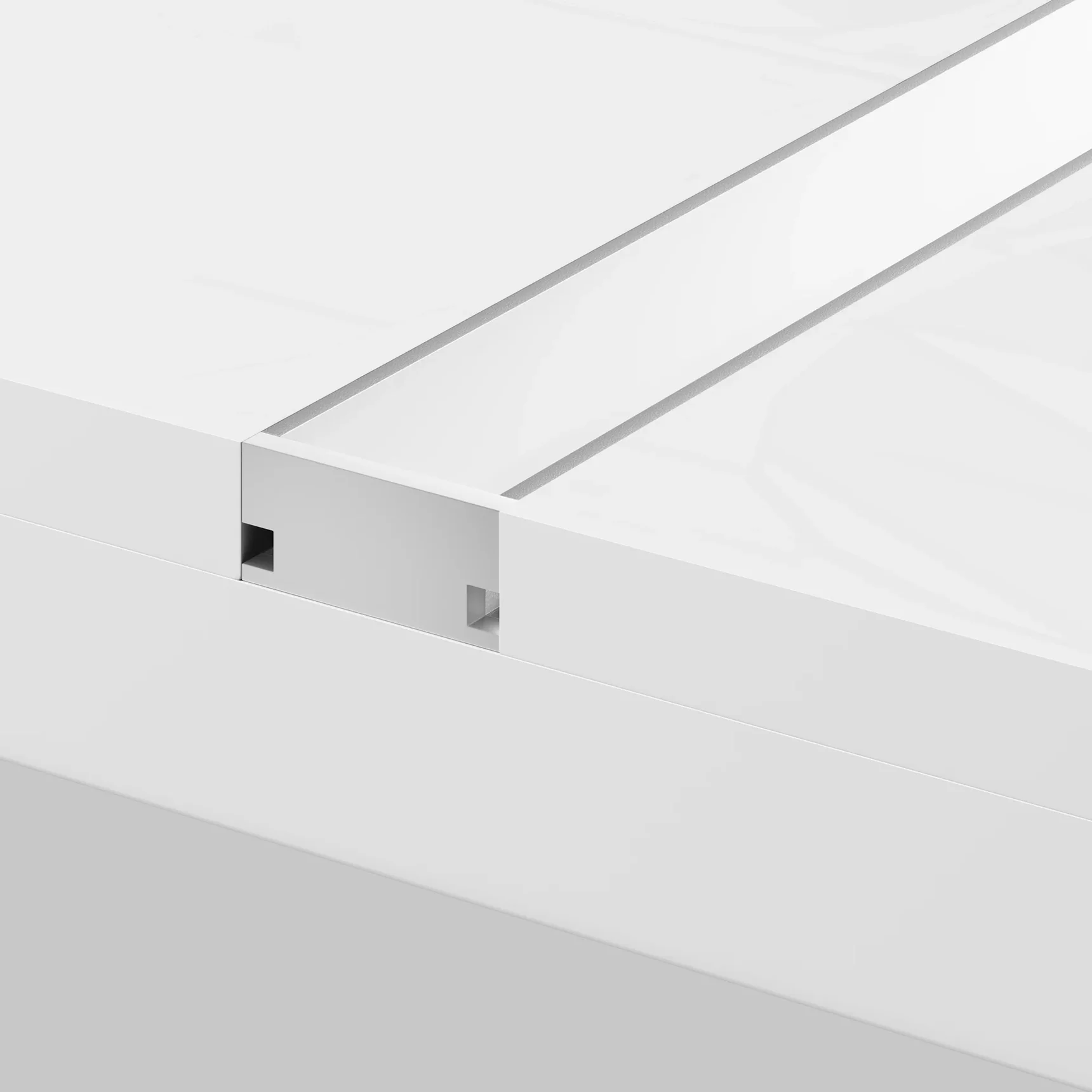 Алюминиевый профиль встраиваемый в пол ALM-1908-S-2M