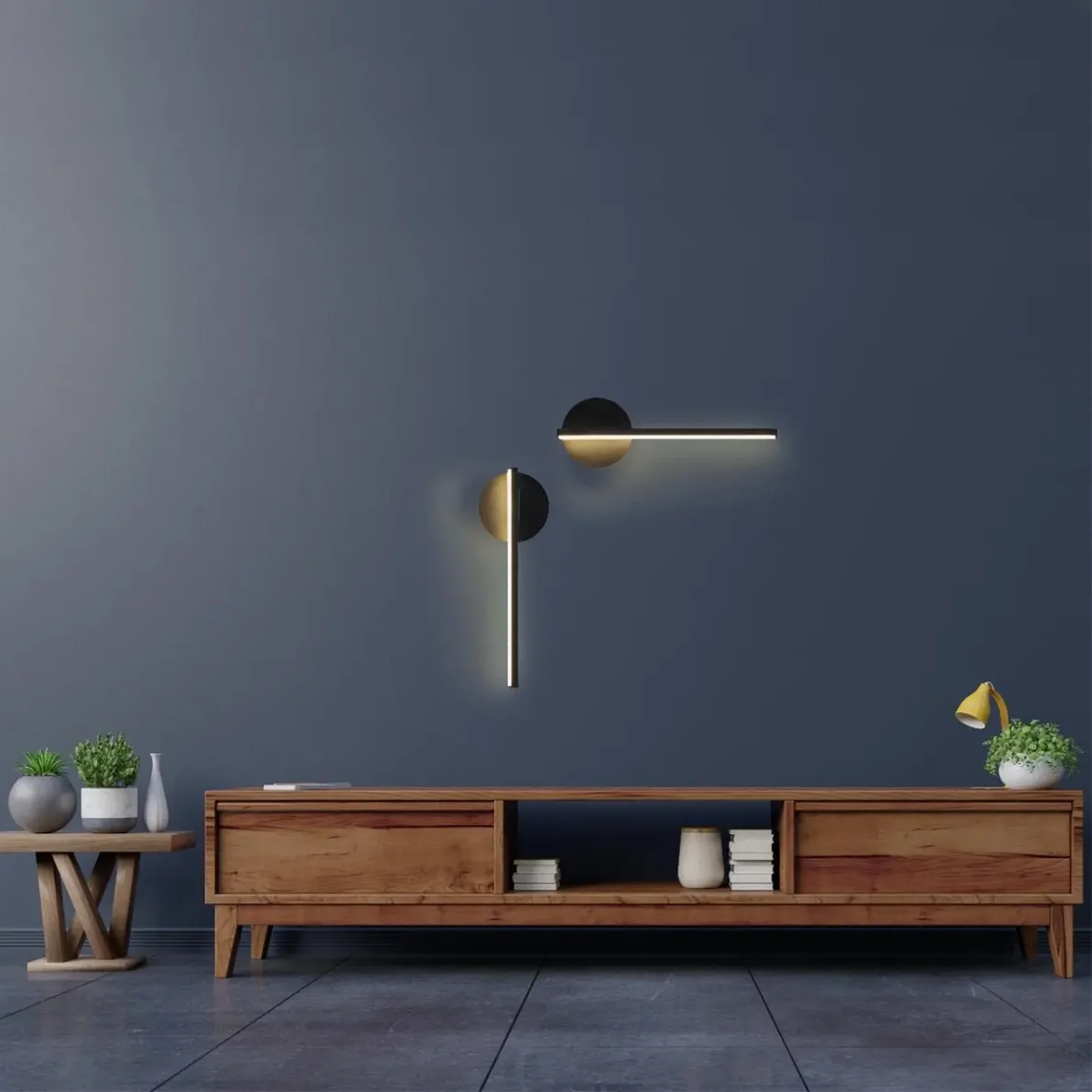 5605/9WL LEDIO LN23 078 черный Настенный светильник LED 9W 3000К 624Лм 220V ELERI