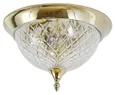 NEWPORT 6400 6403/PL gold new, Потолочный светильник, Gold Clear glass D32*H23 см E14 3*60W