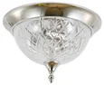 NEWPORT 6400 6403/PL nickel new, Потолочный светильник, Nickel Clear glass D32*H23 см E14 3*60W