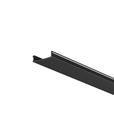 Рассеиватель для профиля 61×14 (Чёрный, 2 м), ALM-6114-B-DF-2M 642014