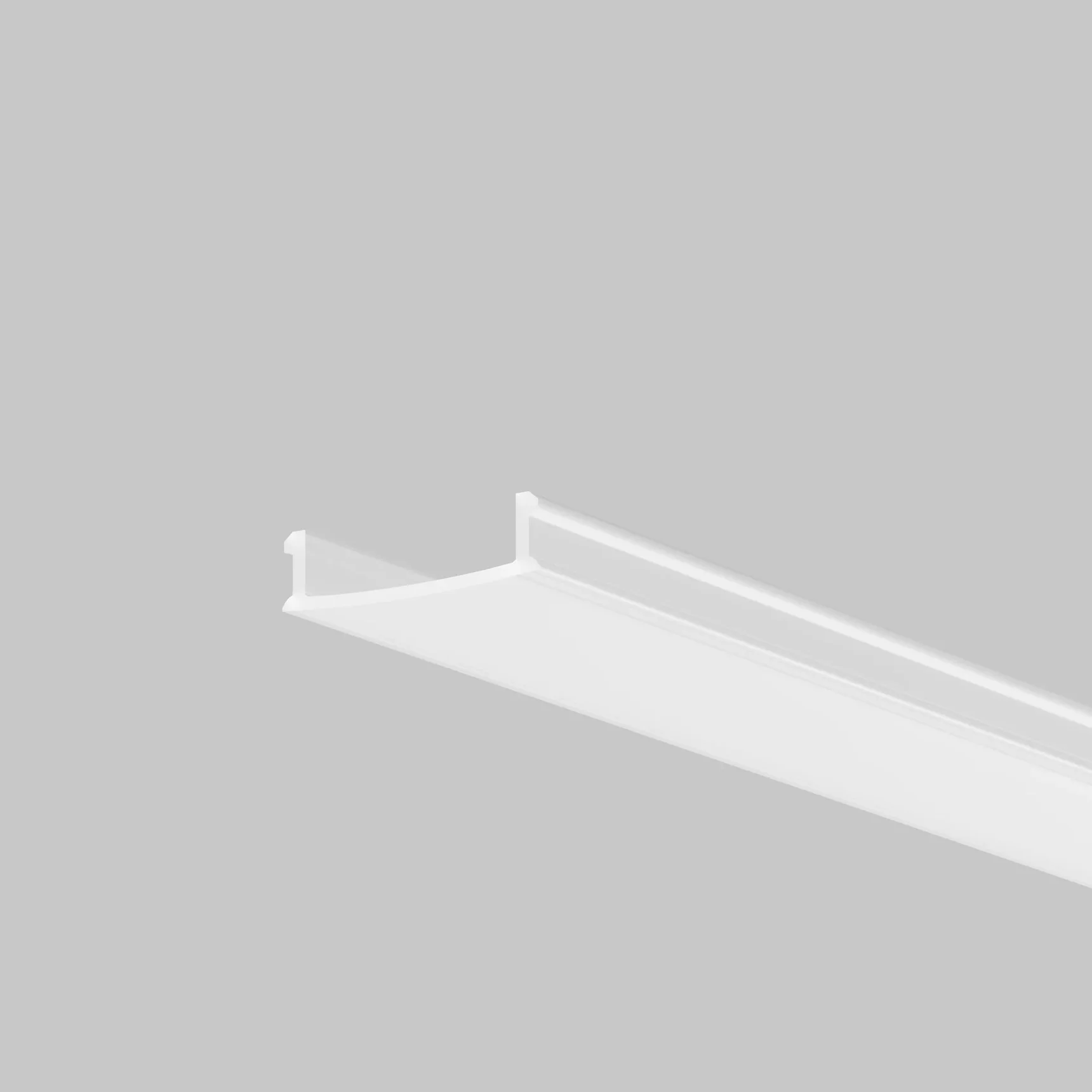 Рассеиватель для профиля 61×14 (Белый, 10 м), ALM-6114-O-DF-10M 642015