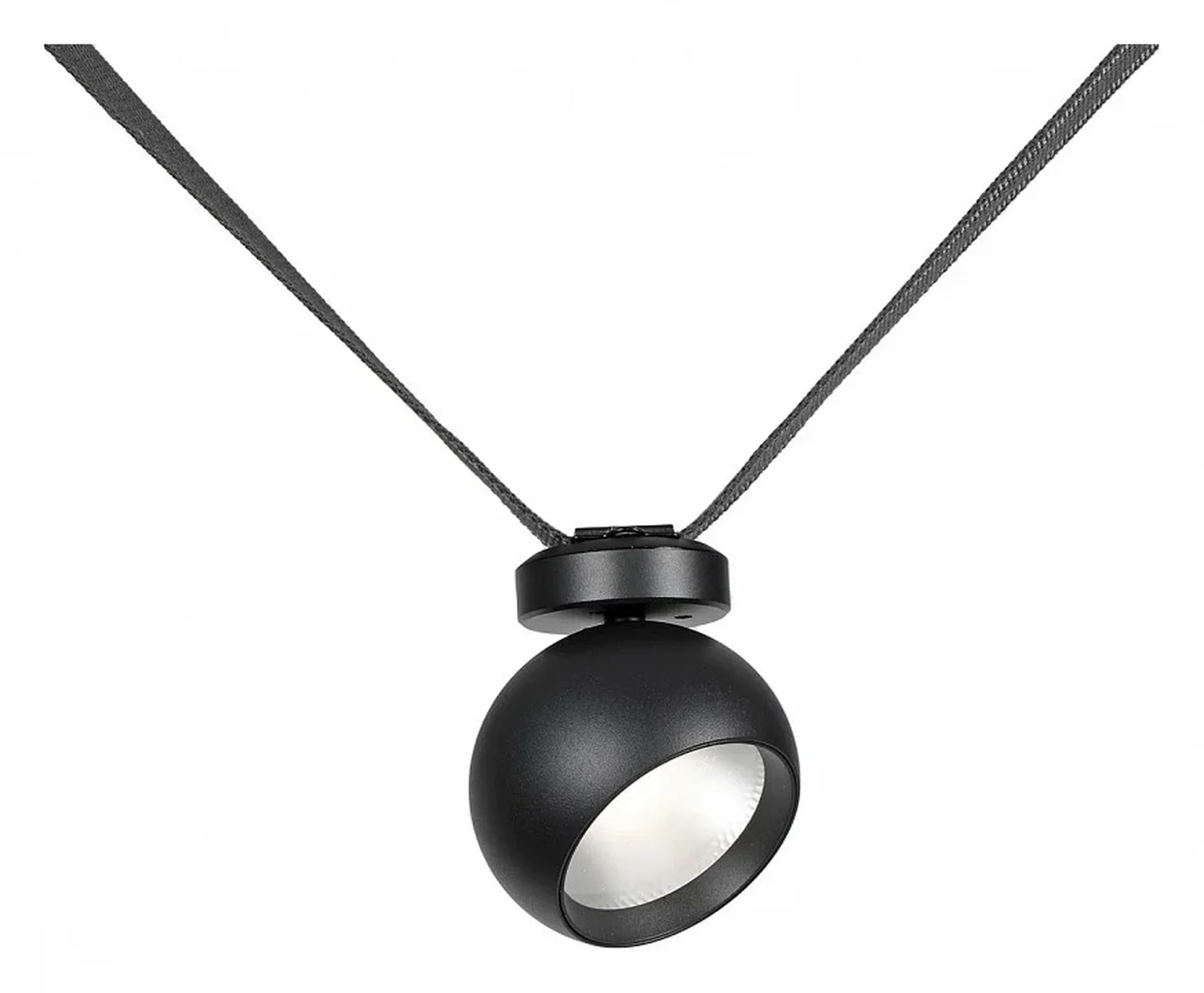 Трековый однофазный светодиодный светильник Сатори черный d9,5 h18,8 Led 9W (4000K)