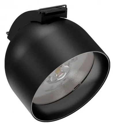 Трековый однофазный светодиодный светильник Сатори черный d10,1 h10,3 Led 9W (4000K)