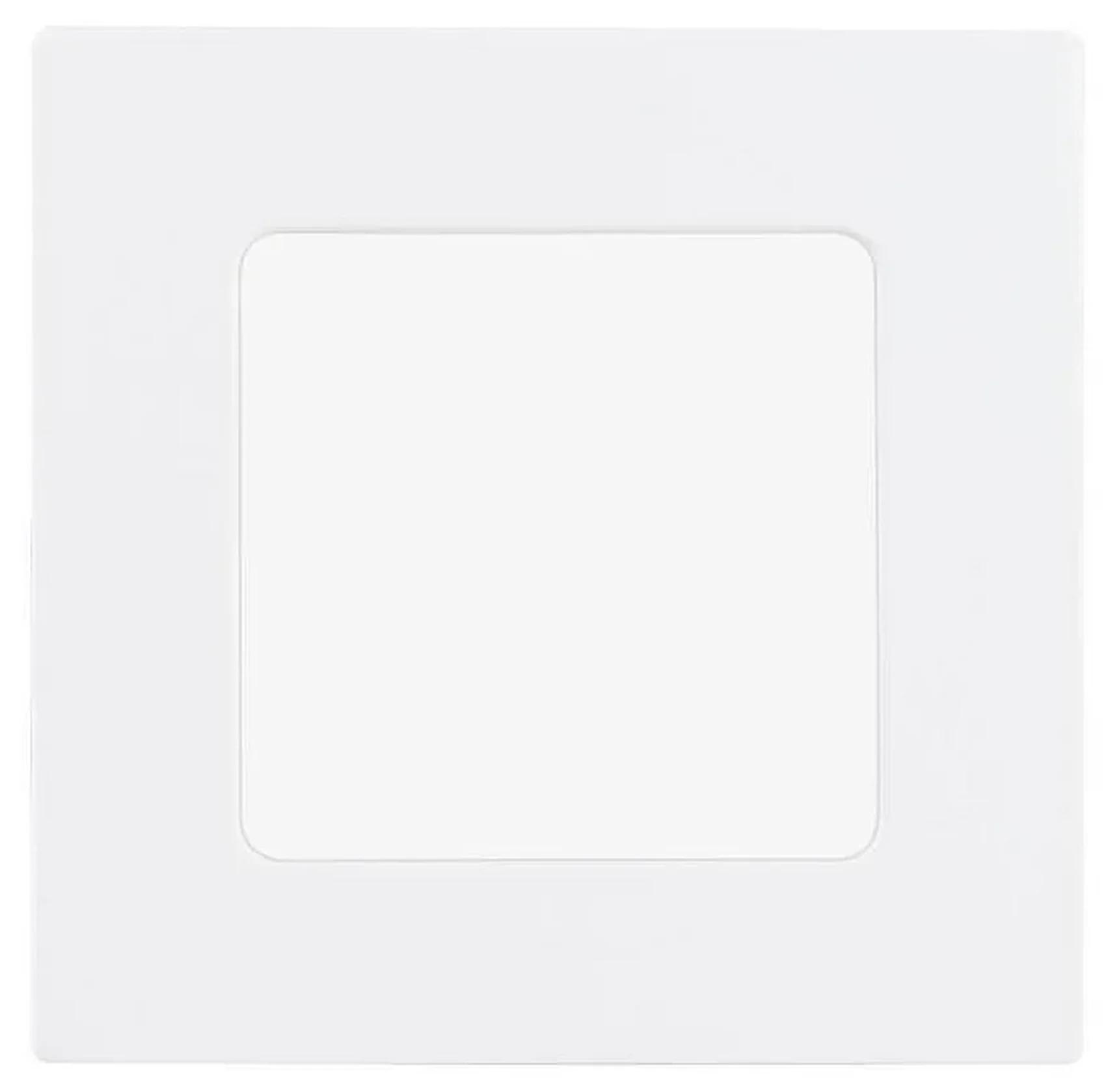 64596 Светодиодный встраиваемый светильник FUEVA 1 PRO, 2,8W(LED), 85X85, ET40, 360lm, 4000K, сталь/белый,