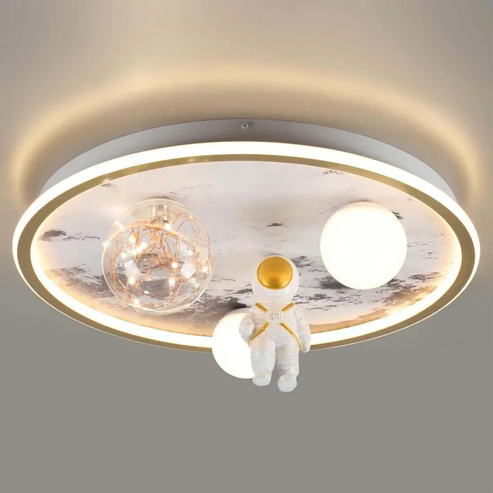6507/88CL LEDIO LN23 белый, золотой Потолочный светильник LED 88W 5668Лм 3000-6000К 220V ATLAS